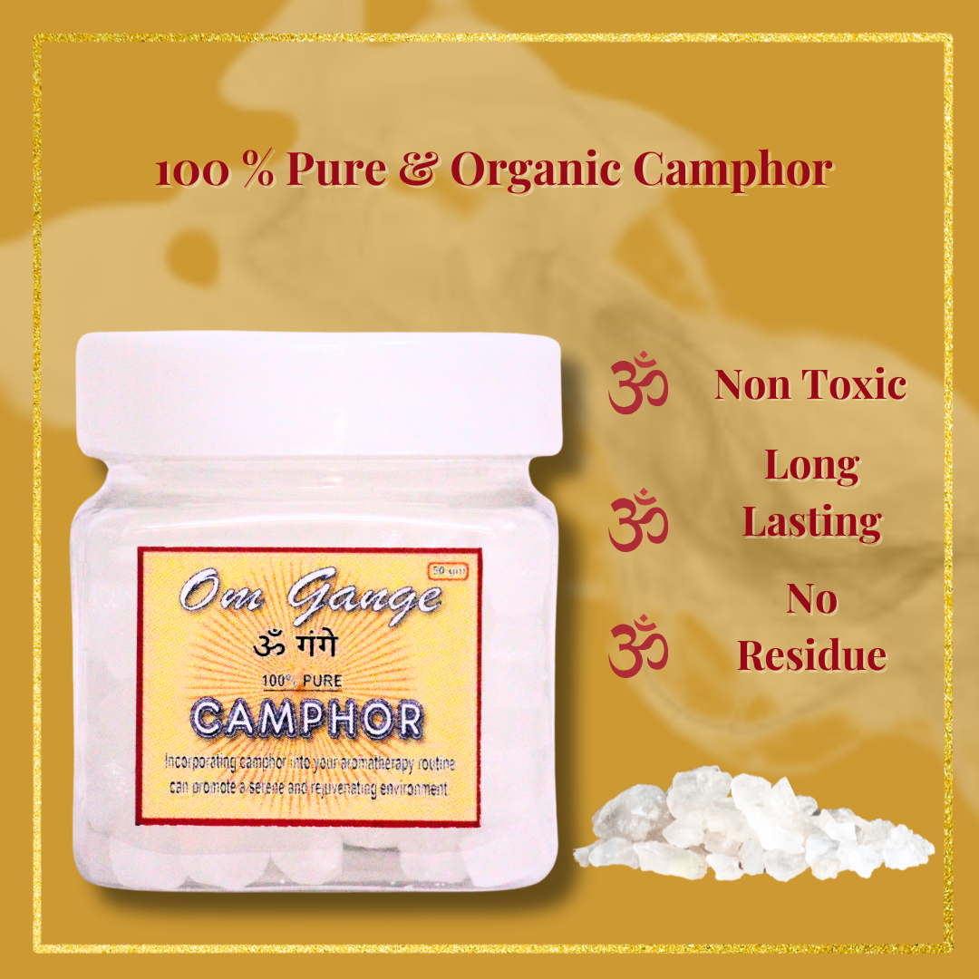 Om Gange 100% Pure Camphor