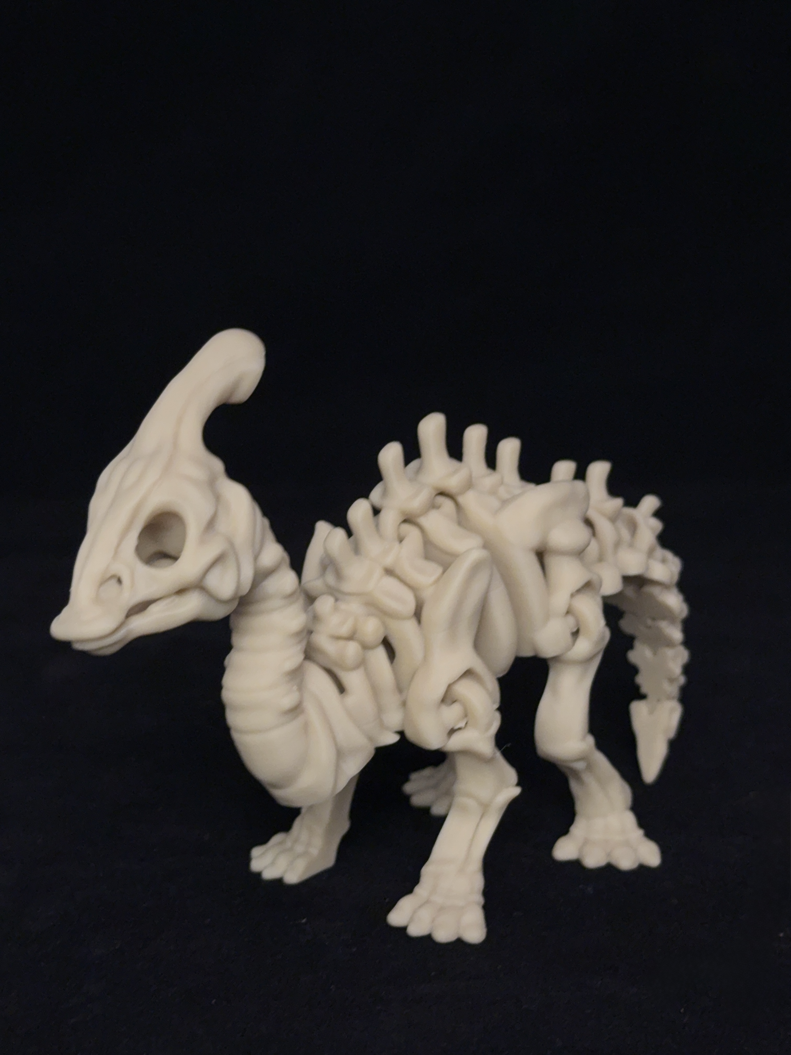 Flexi Parasaurolophus Dinosaurs Skeleton