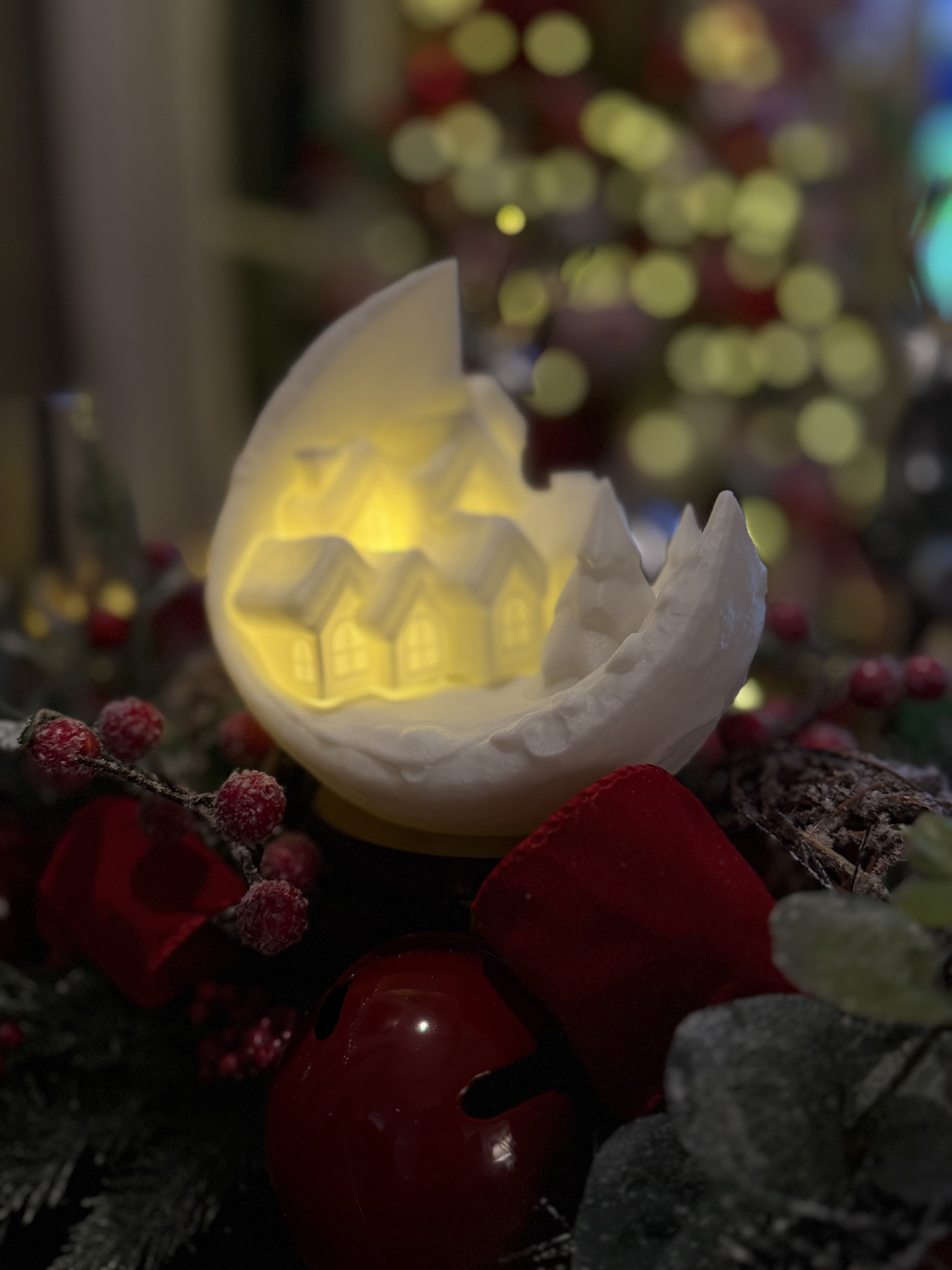 Village on the Moon - Table Lamp