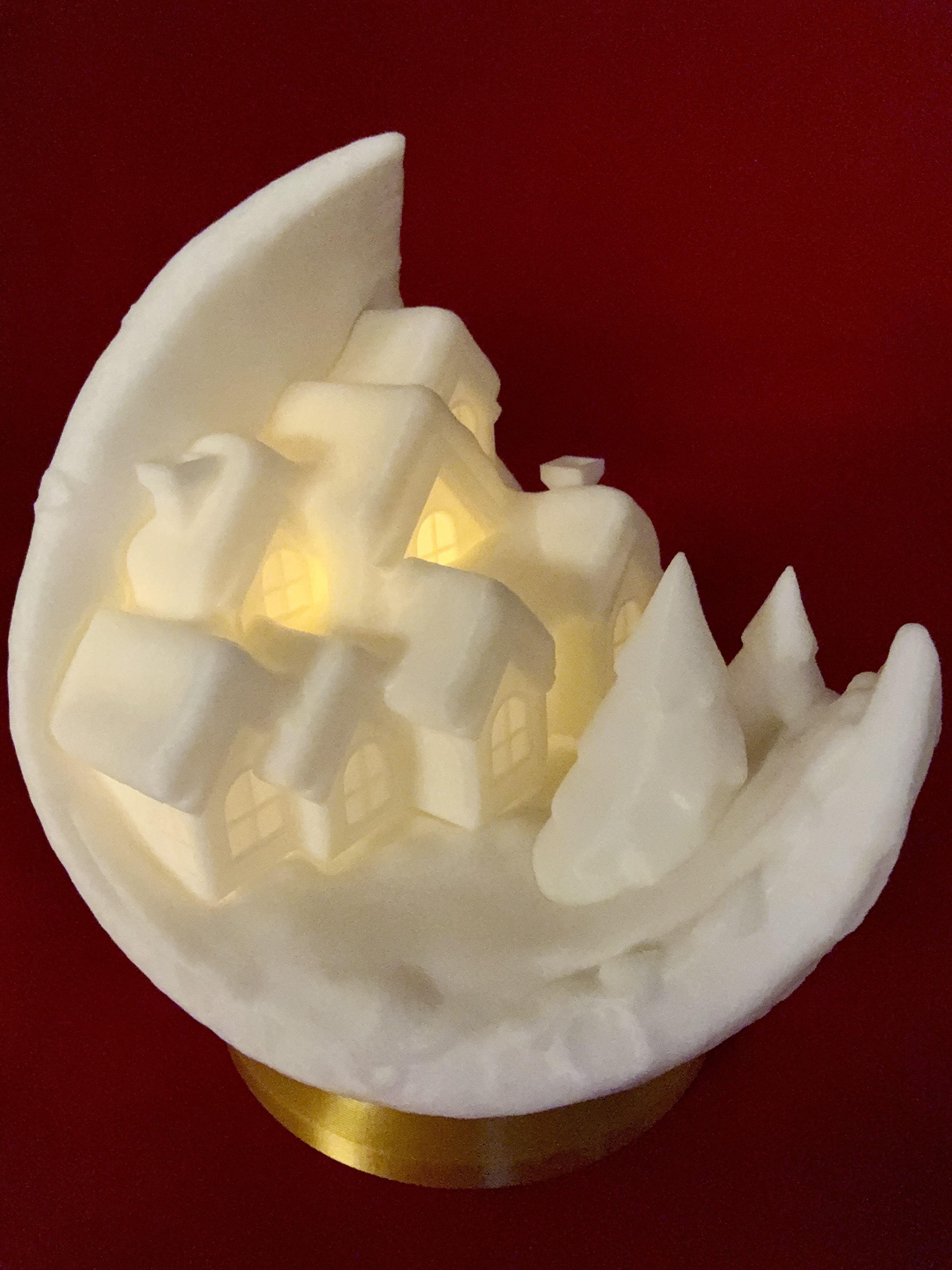 Village on the Moon - Table Lamp