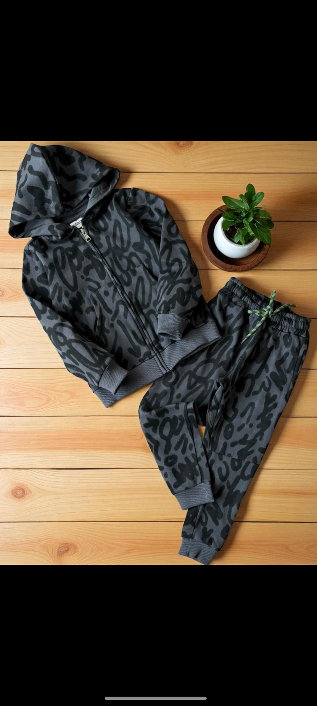 Kids' Camouflage Tracksuit