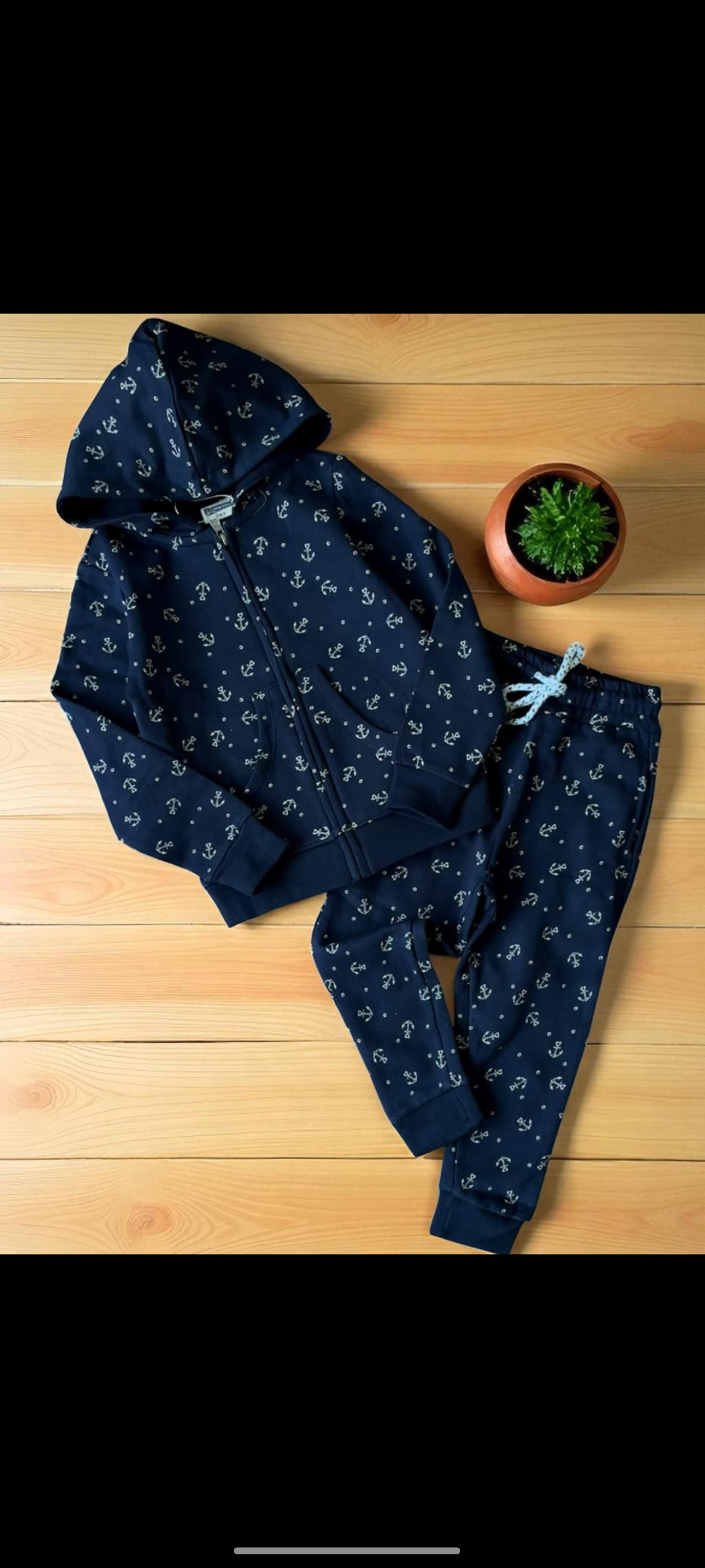 Navy Blue Kids’ Tracksuit Set