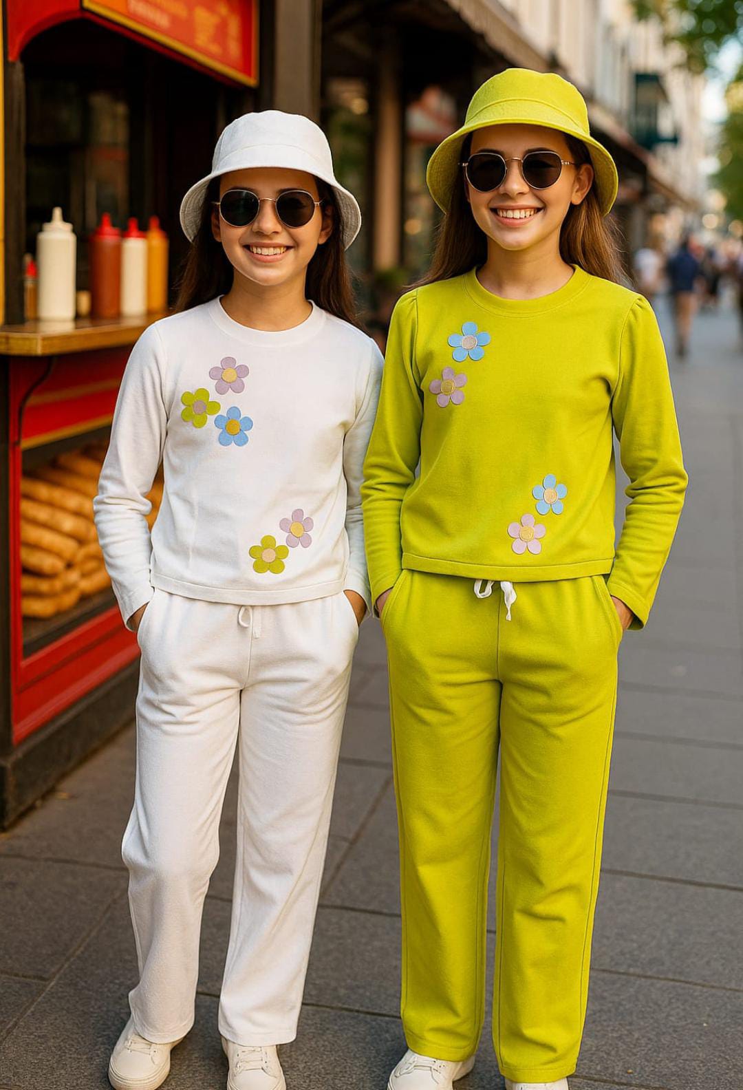 Kids' Floral Print Leisure Set