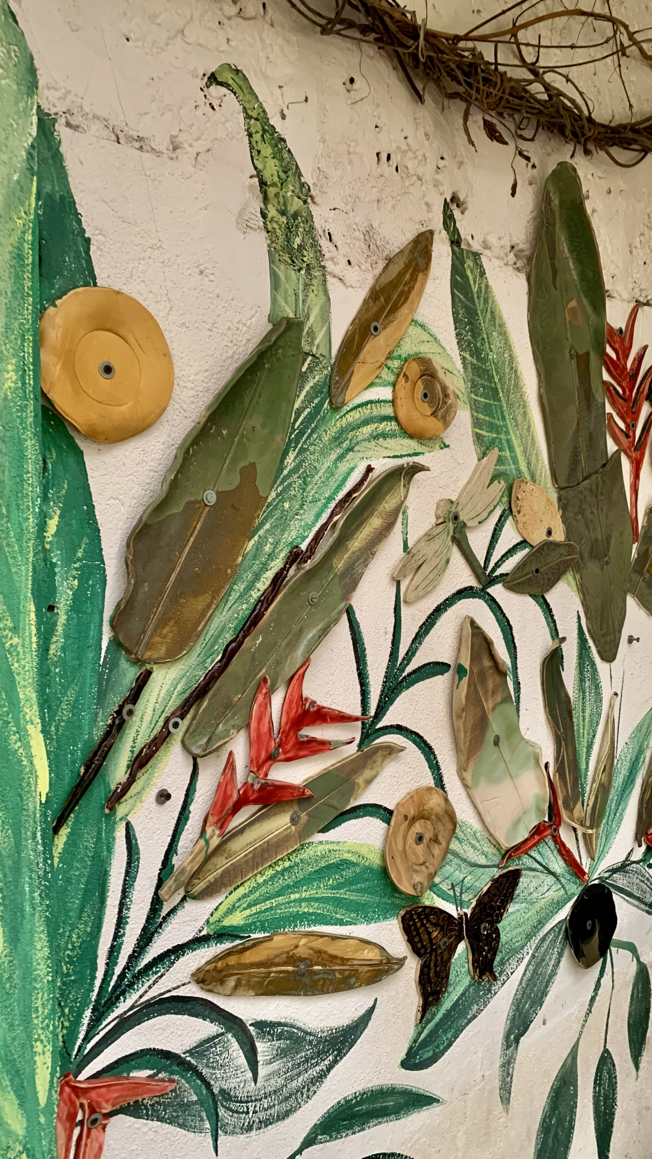 Floral Garden- Goa on a Wall