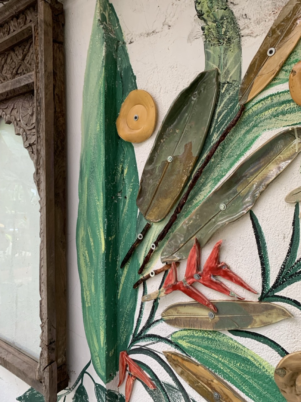 Floral Garden- Goa on a Wall