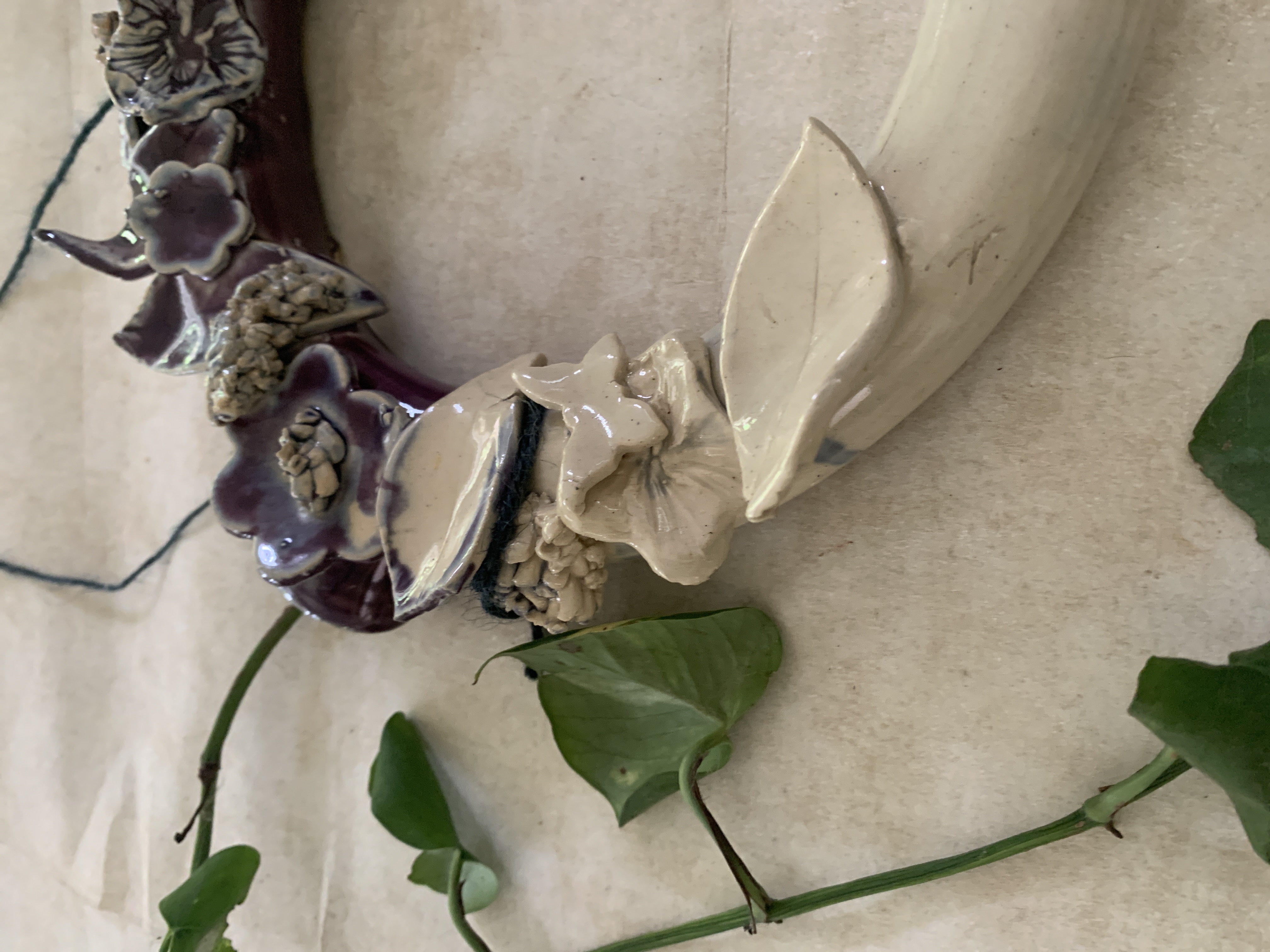 Pause -Doughnut Wall Vase