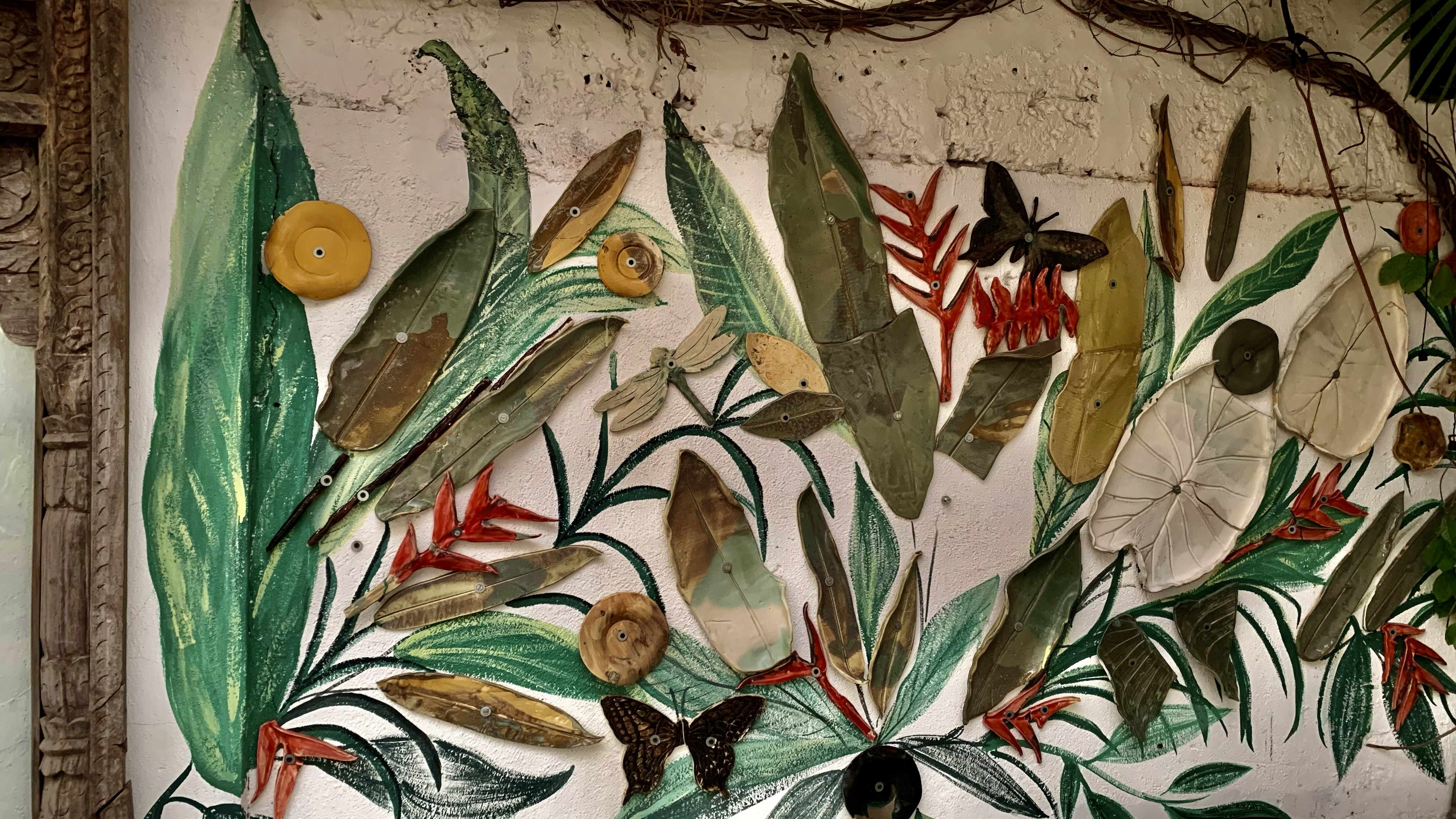 Floral Garden- Goa on a Wall