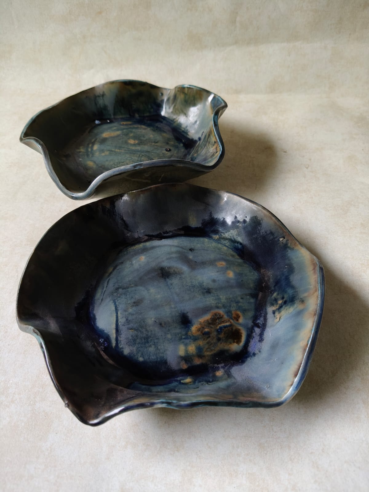 Black Beauty Bowls - Set of 2