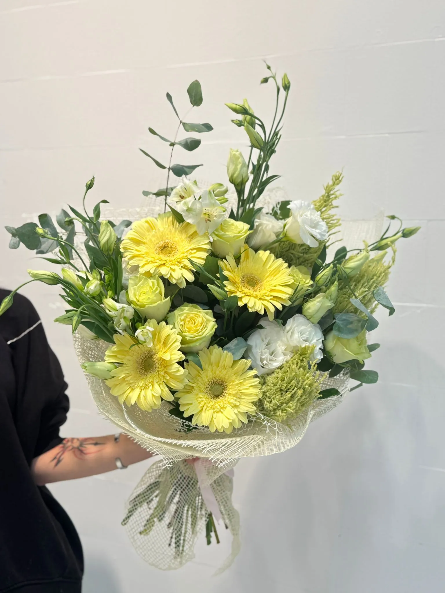 Sunny Yellow & White Bouquet