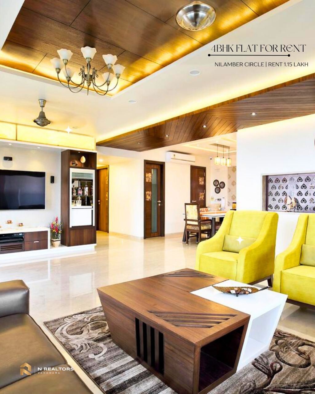 Luxury 4BHK Flat for Rent