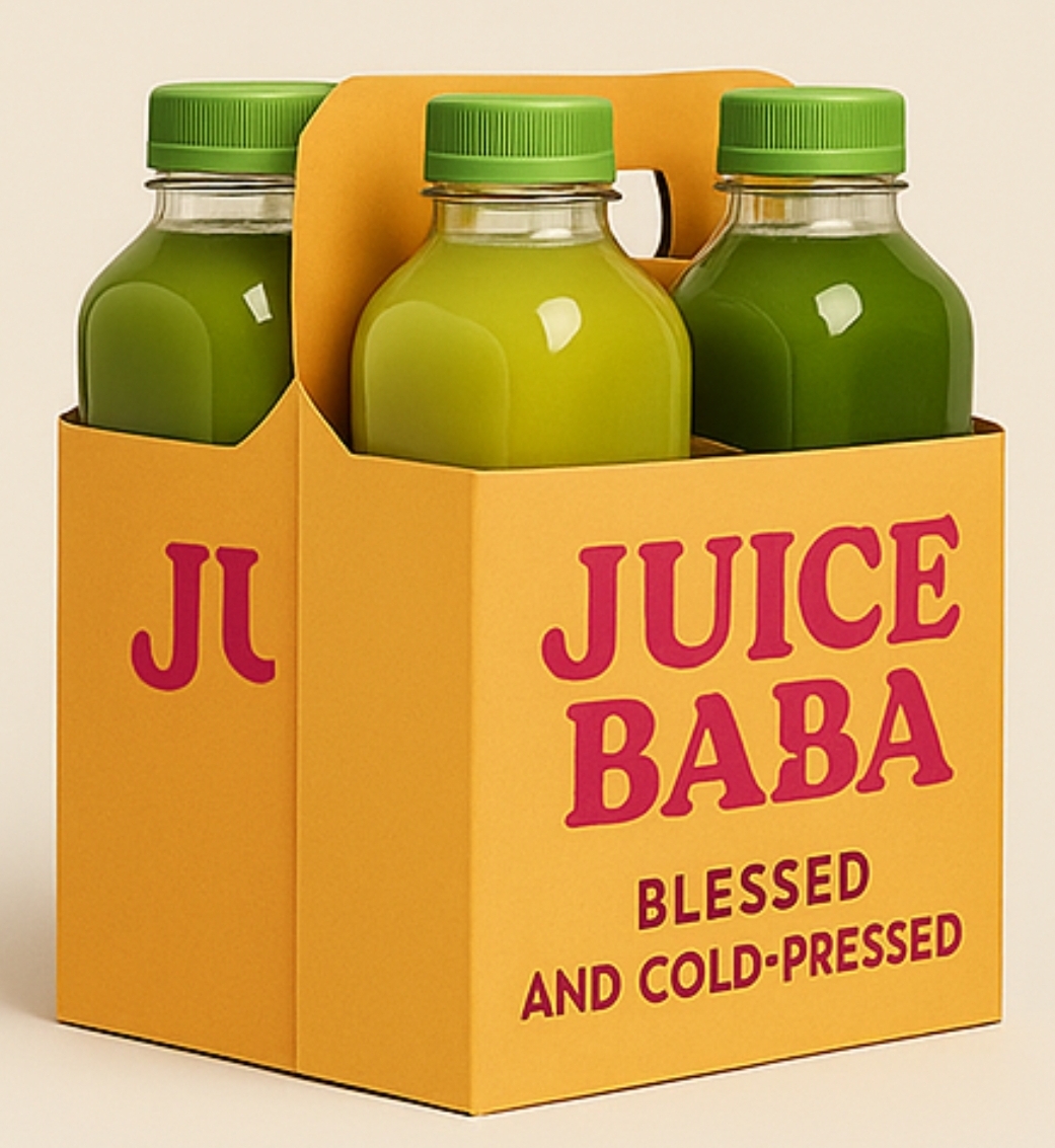 4 Organic Green Juices