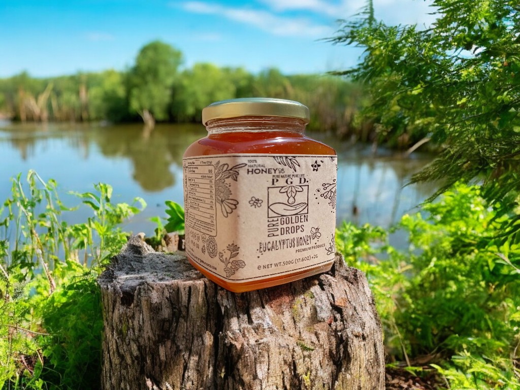 🍯 Pure Golden Drops - Eucalyptus Honey 🍯