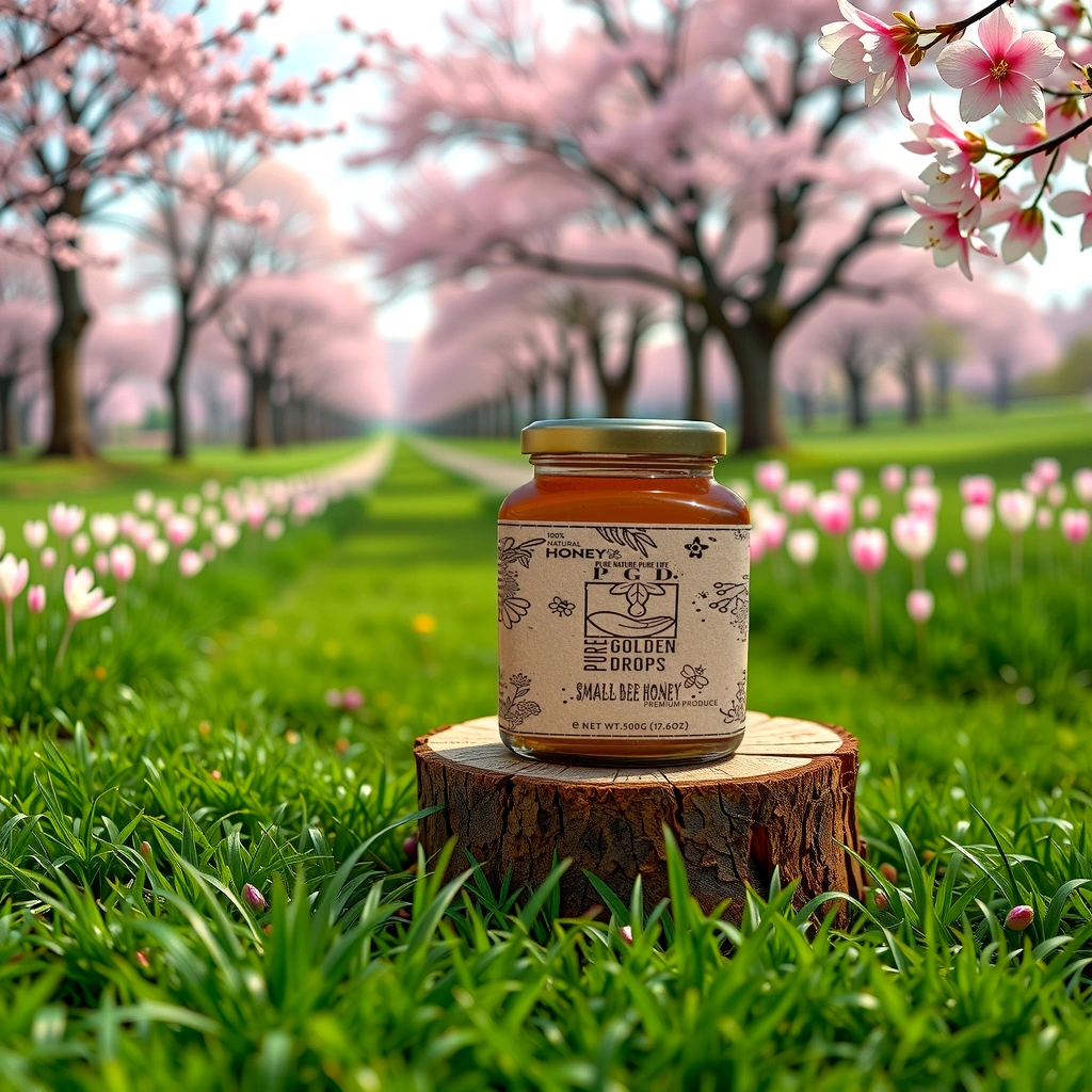 Pure Golden Drops - Mountain Small Bee Honey π―