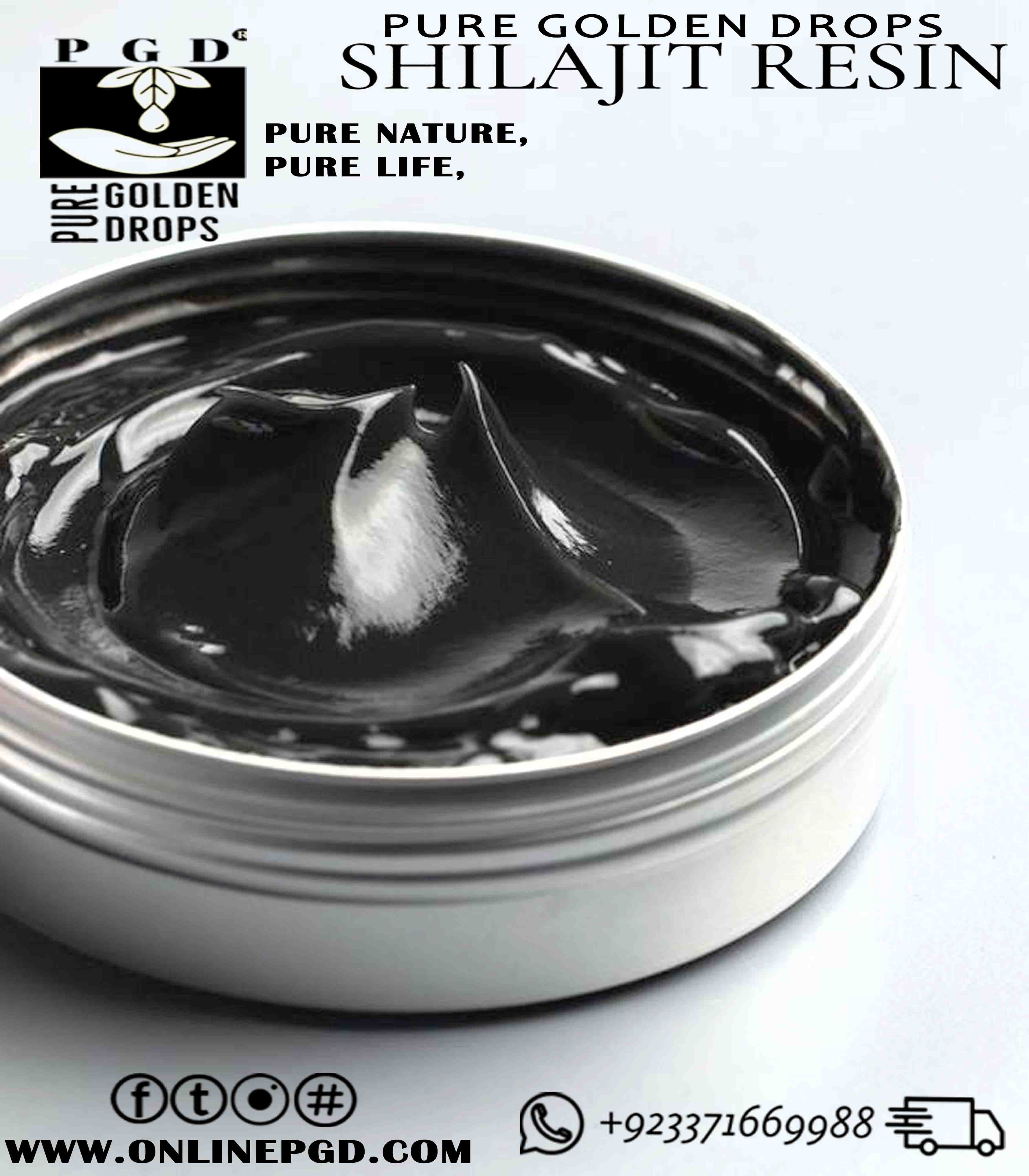Pure Golden Drops – Premium Himalayan Shilajit