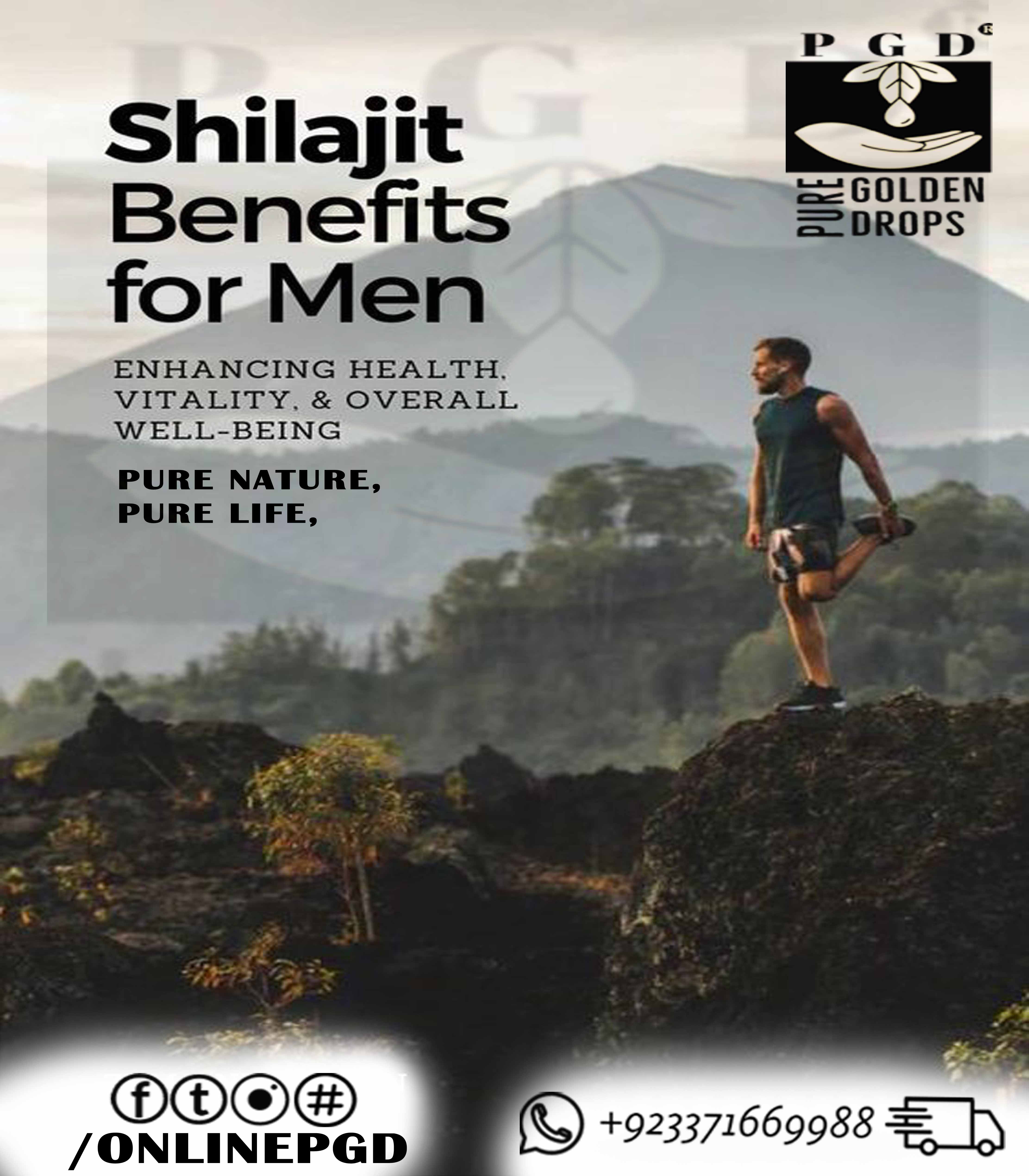 Pure Golden Drops – Premium Himalayan Shilajit