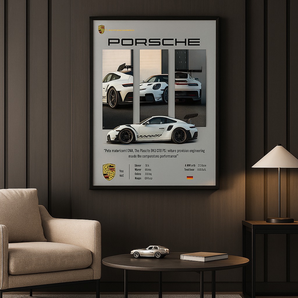Porsche Wall Art Poster Wall Art