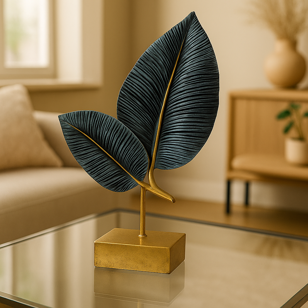 Modern Leaf Sculpture