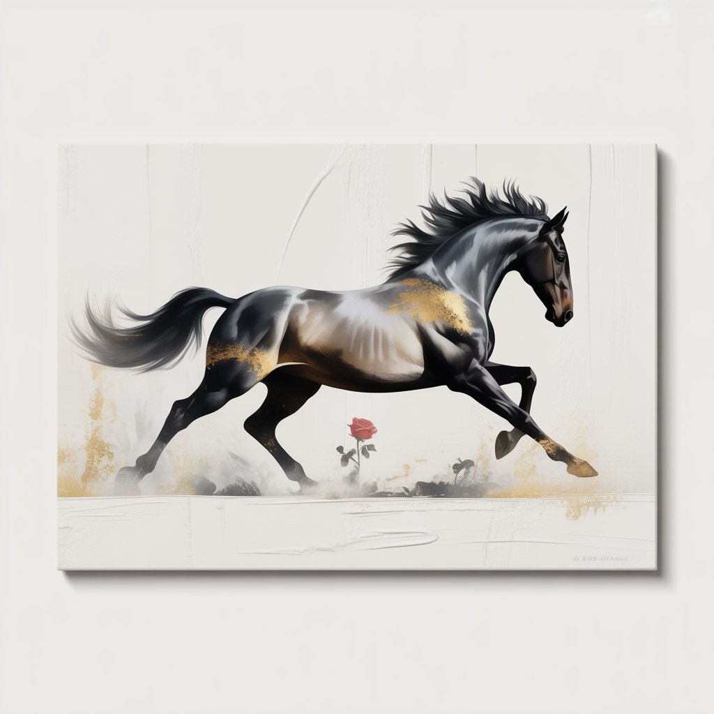 Modern Horse Wall Art (3 panel)