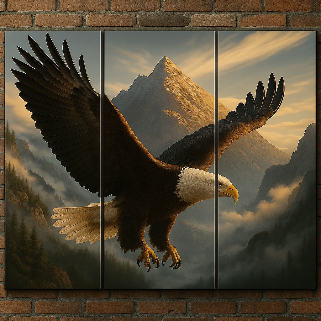 Eagle Mountain Canvas Wall Art (3 panel) 
