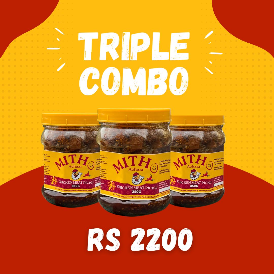 MITHO Achaar Chicken TRIPLE COMBO