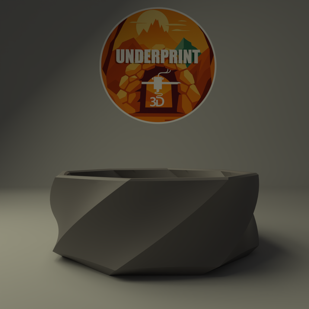 Pot à Bonsaï Géométrique – Impression 3D Écoresponsable