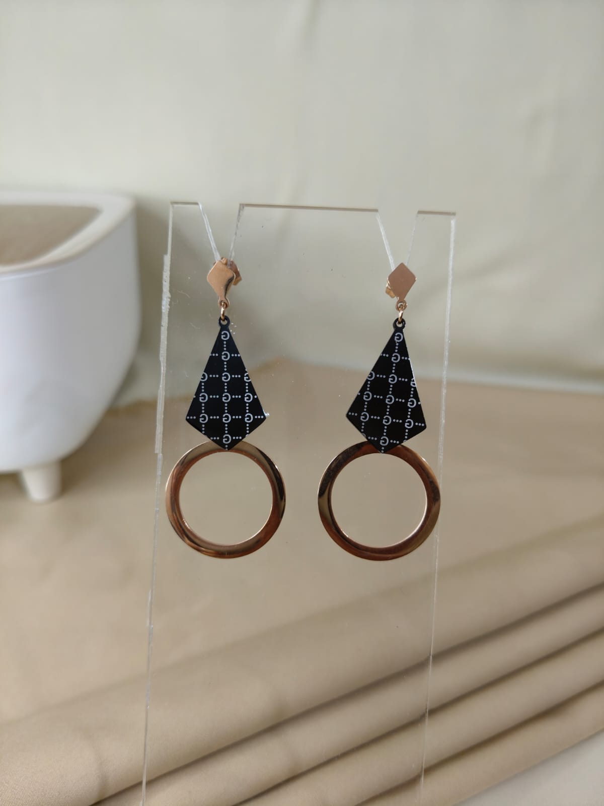 Geometric Statement Earrings