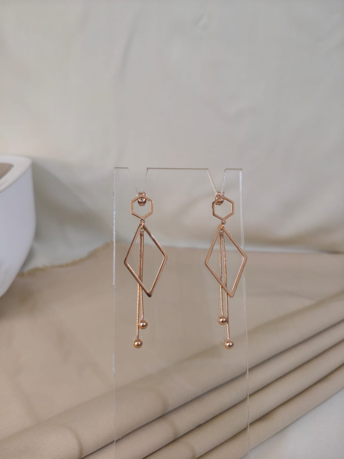 Geometric Drop Earrings