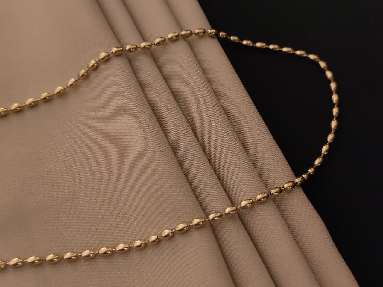 Gold Beaded Necklace