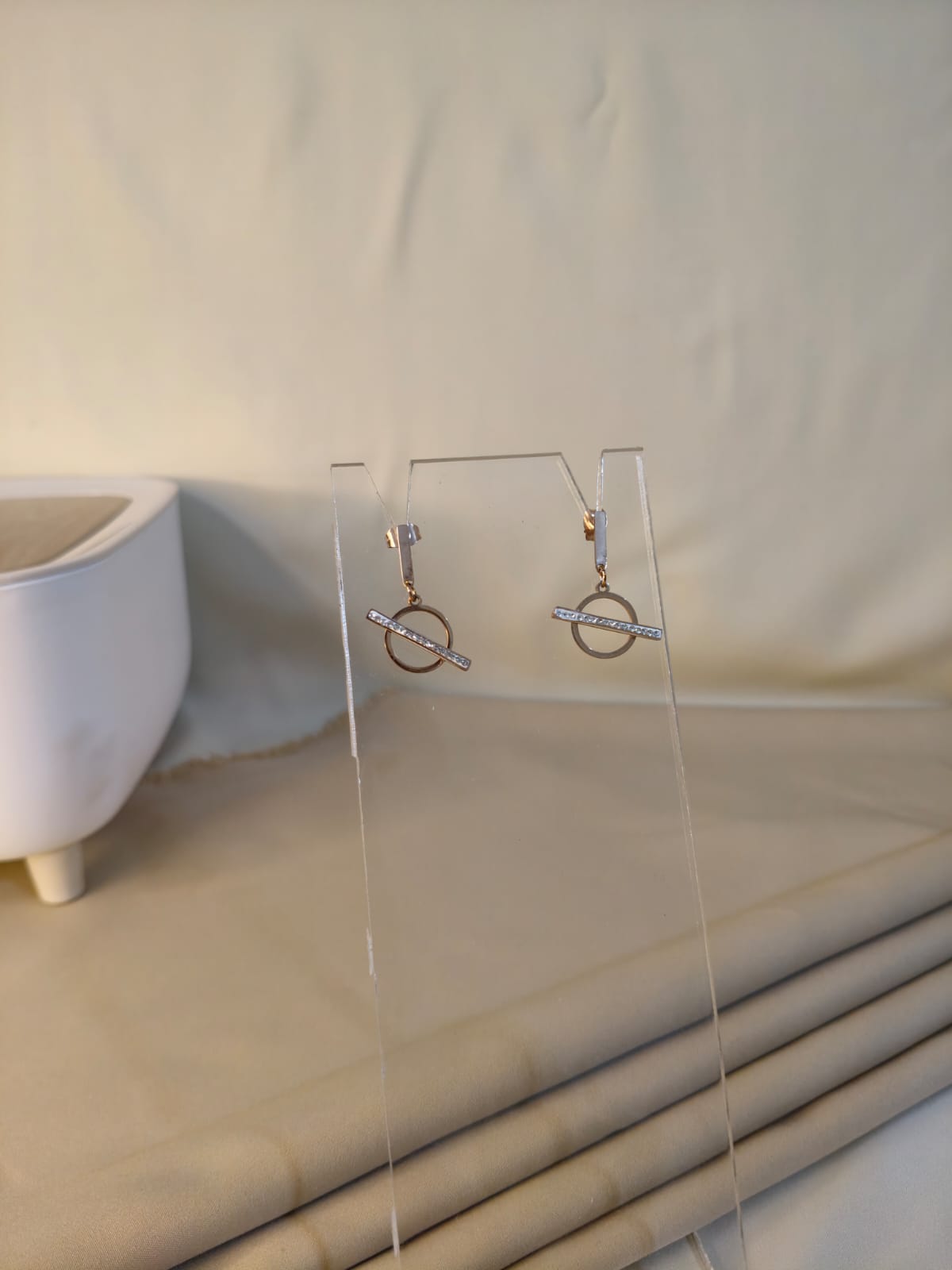 Modern Gold Hoop Earrings
