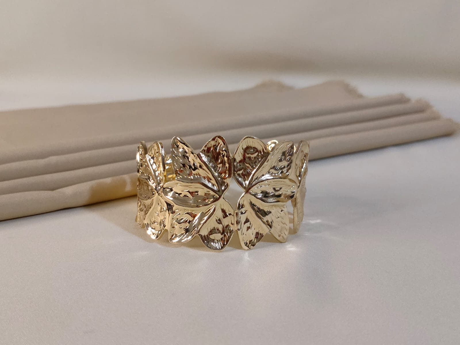 Gold Leaf Bracelet