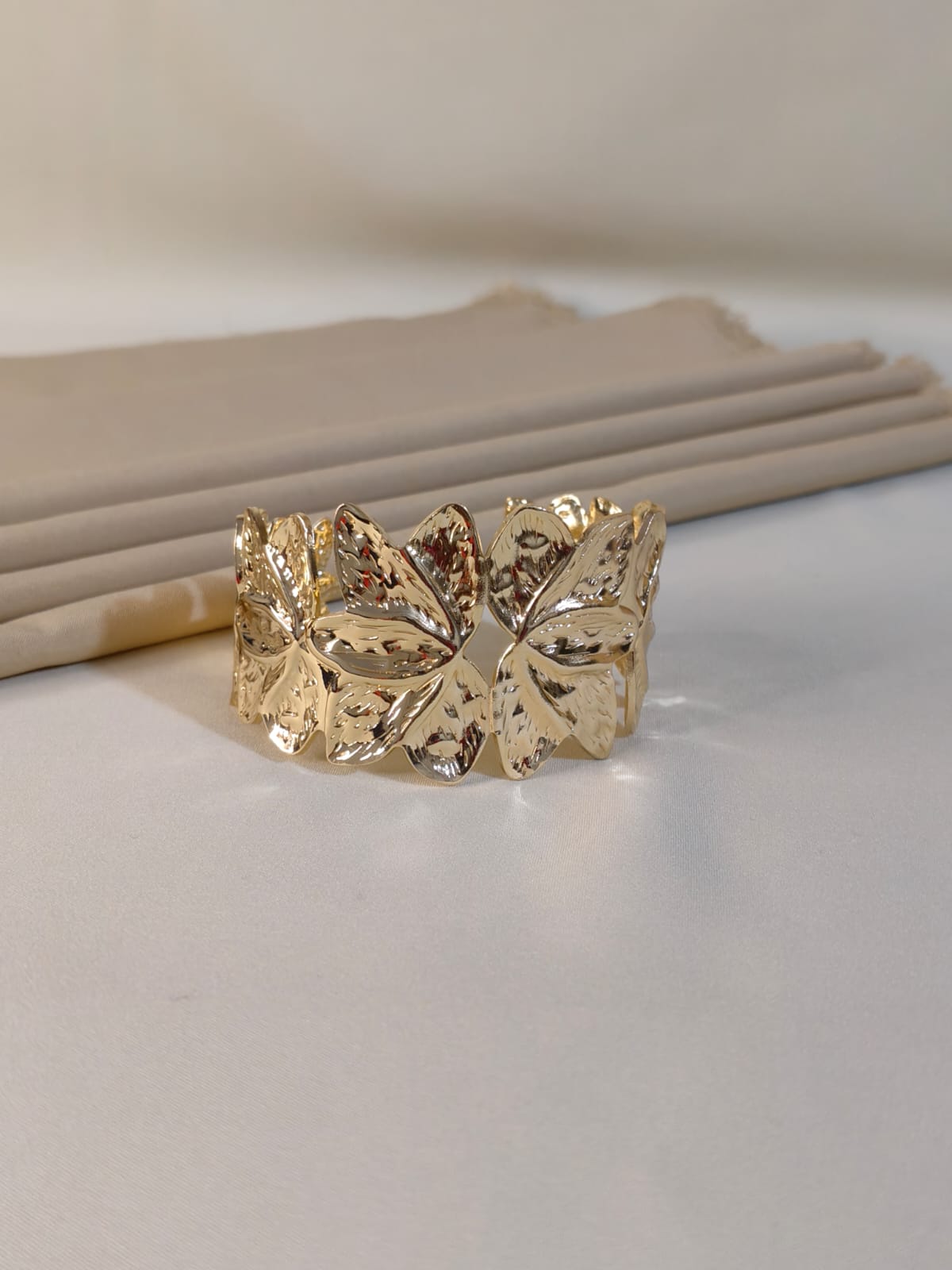 Gold Leaf Bracelet