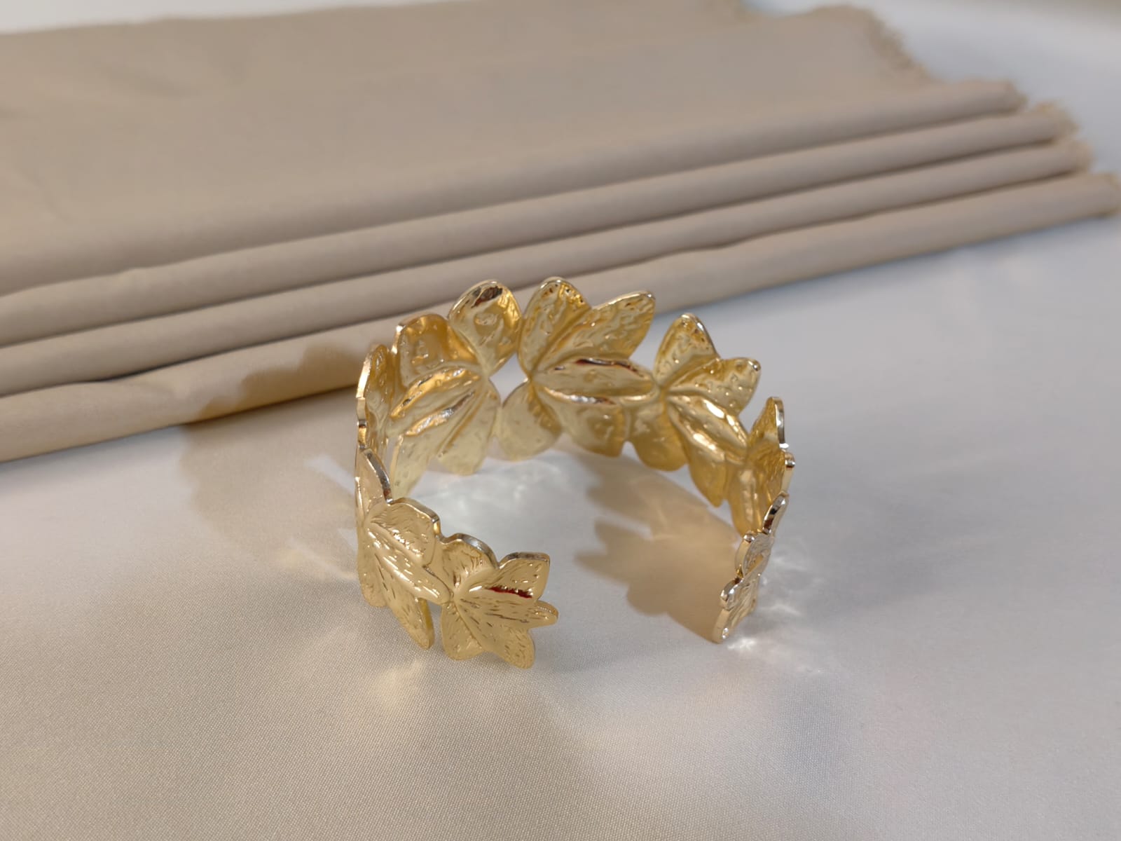 Gold Leaf Bracelet