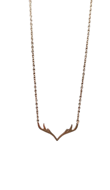 Antler Pendant Necklace