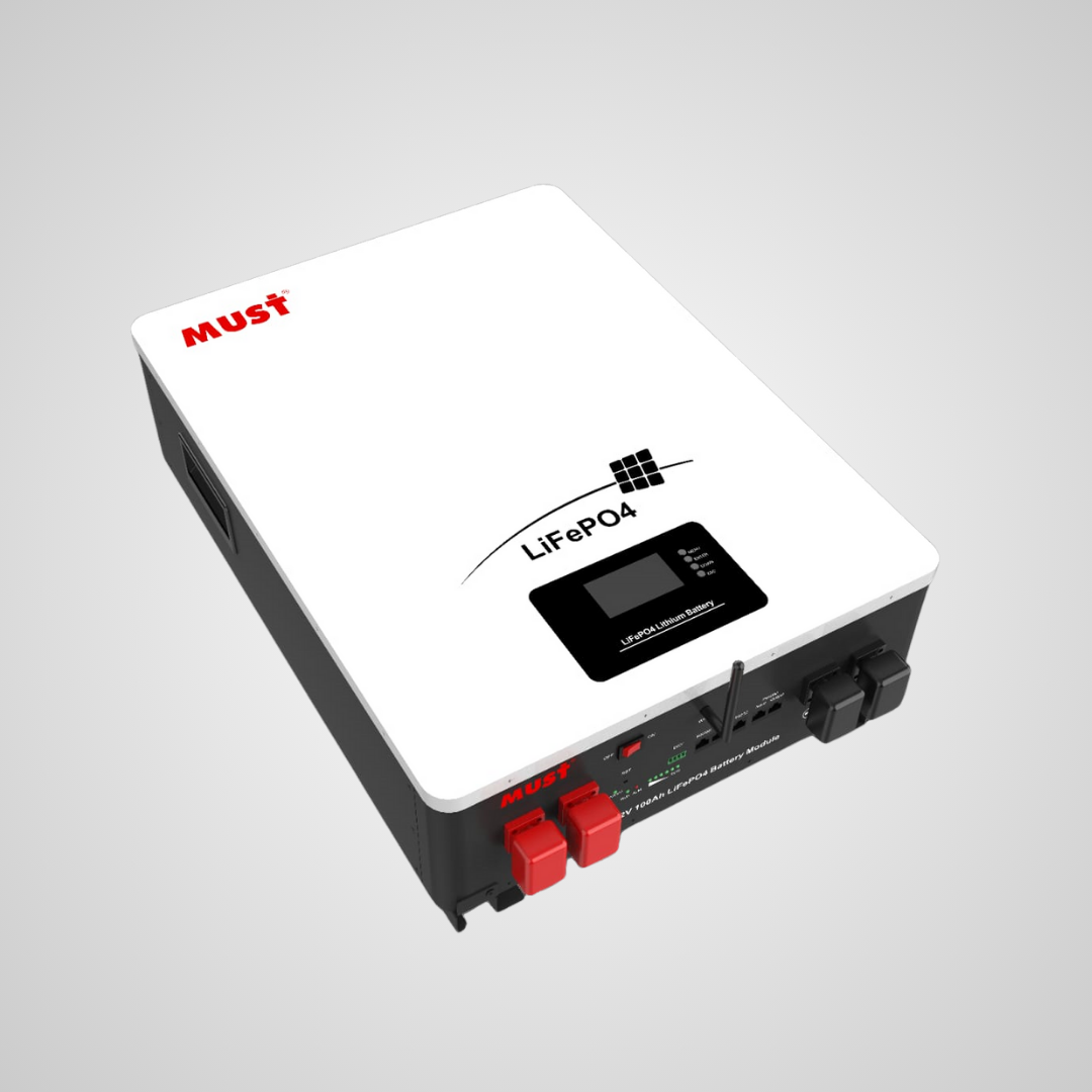 MUST 5.12KWH 48V 100AH LITHIUM BATTERY