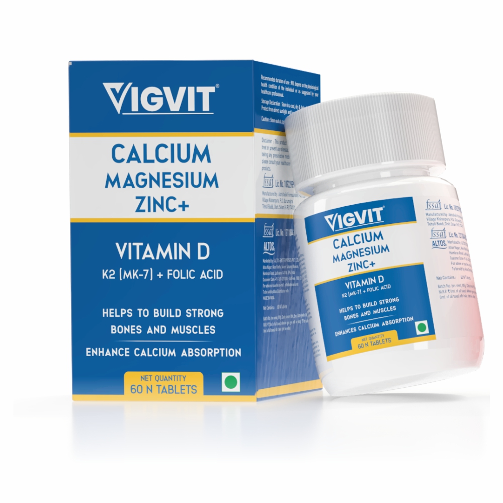Vigvit Calcium Magnesium Zinc+ Tablets