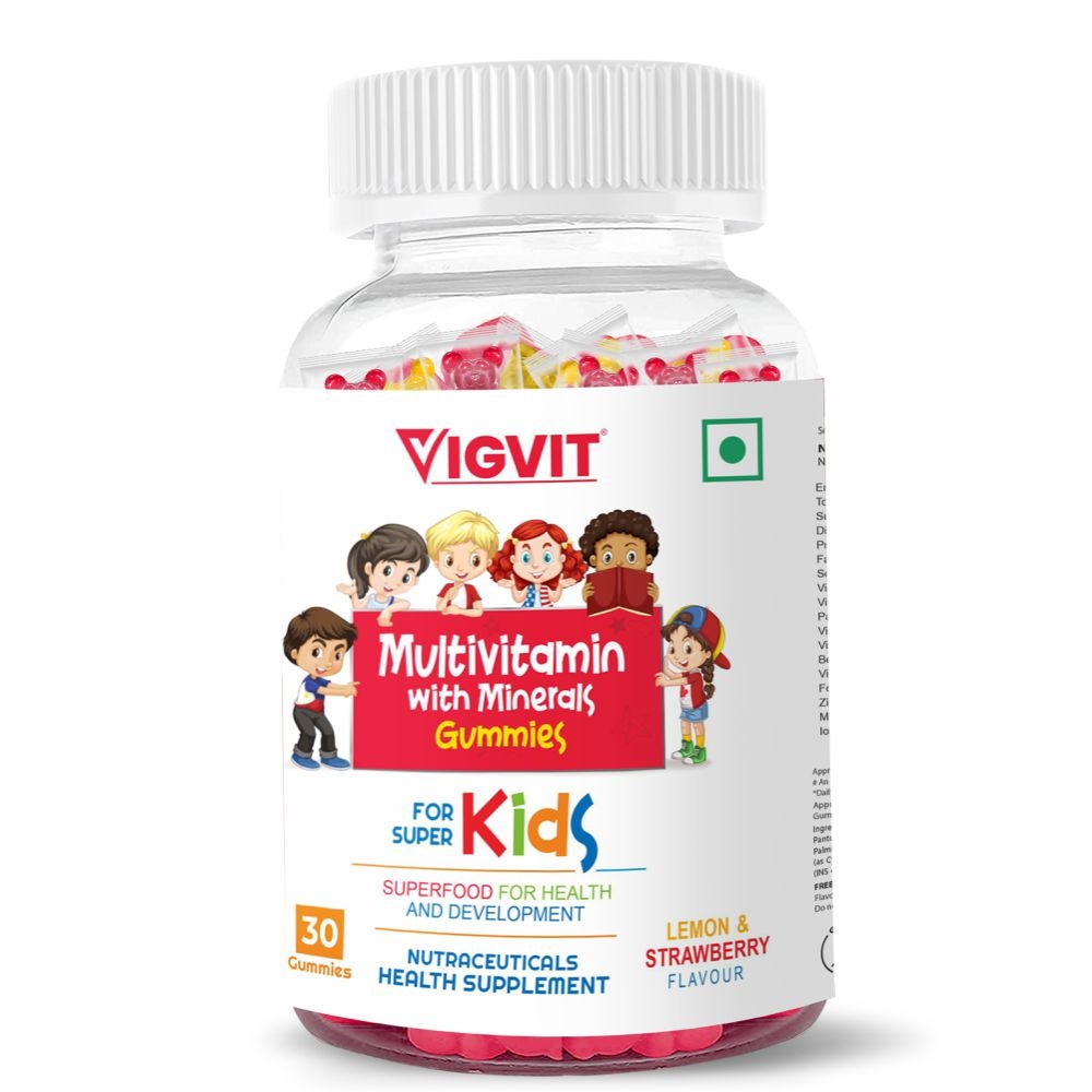 VIGVIT Multivitamin with Minerals Gummies for Kids