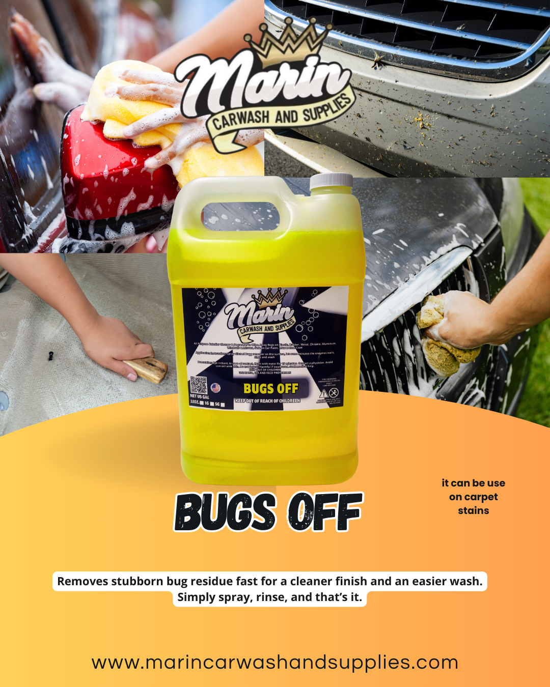 Bugs Off Car Wash Solution