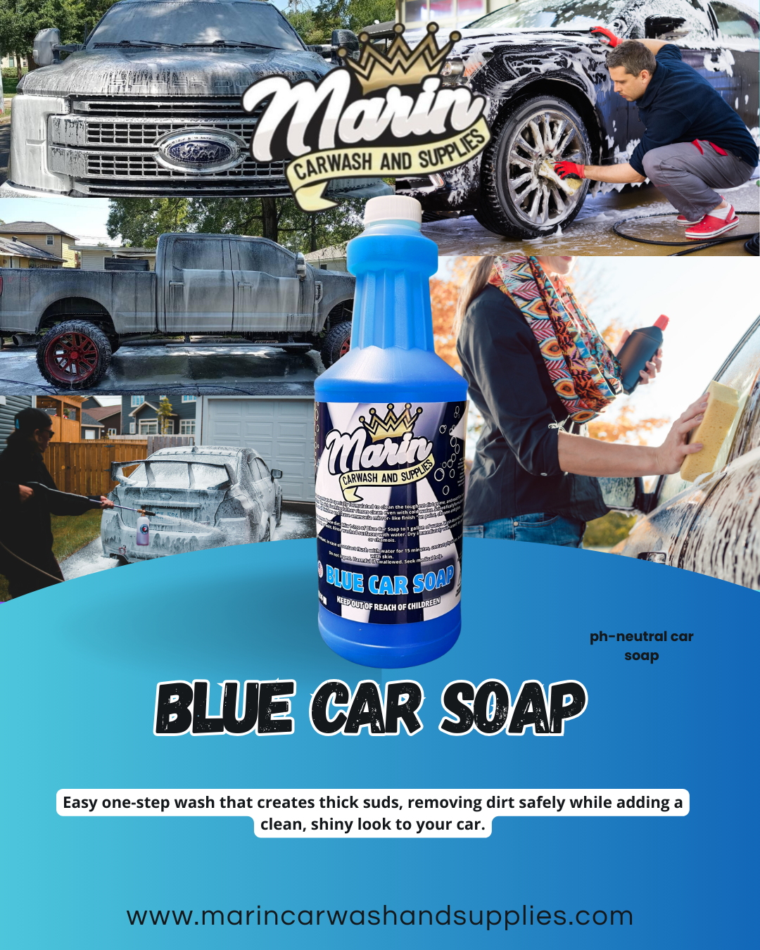 Blue Car Soap 