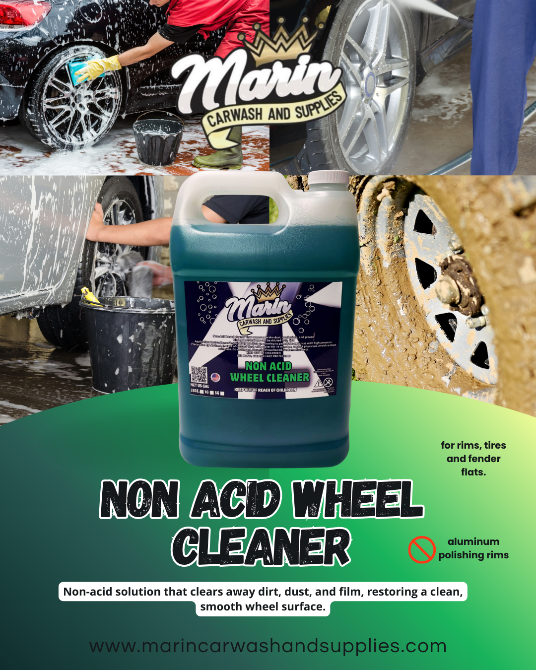 Non Acid Wheel Cleaner