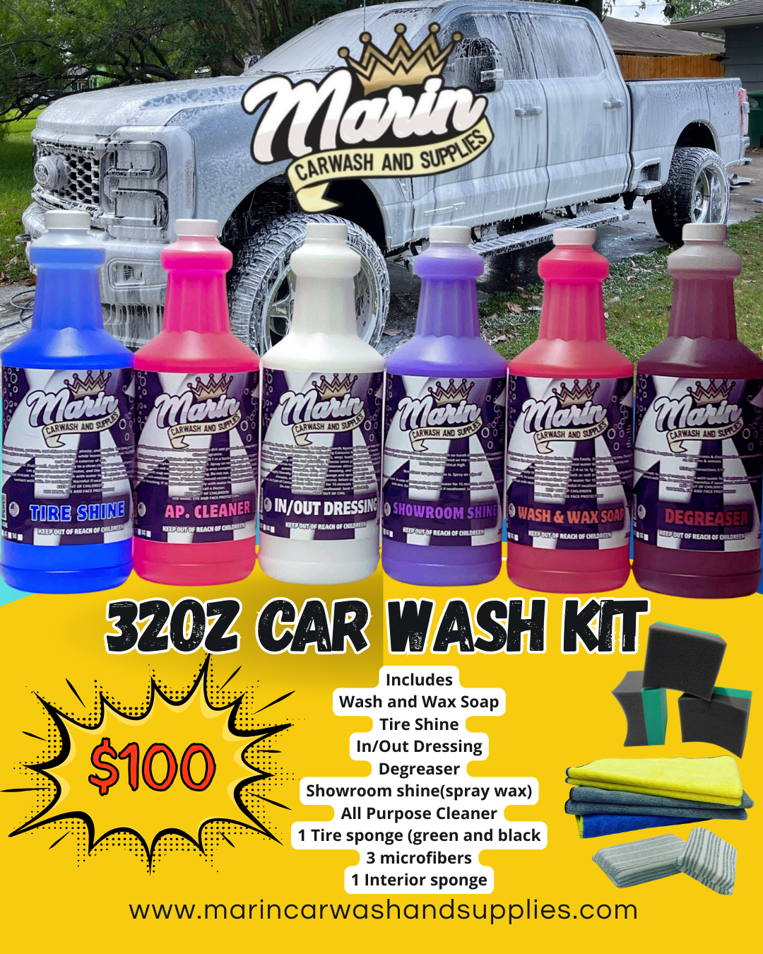 32oz Premium Car Detailing Kit