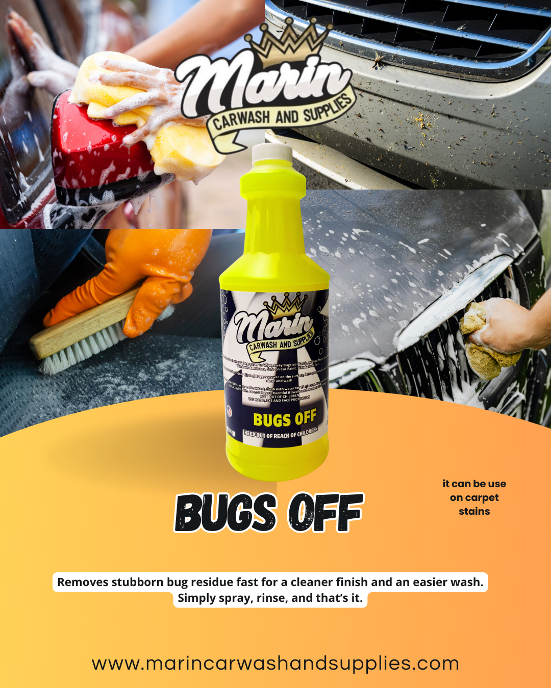 Bugs Off Car Wash Solution
