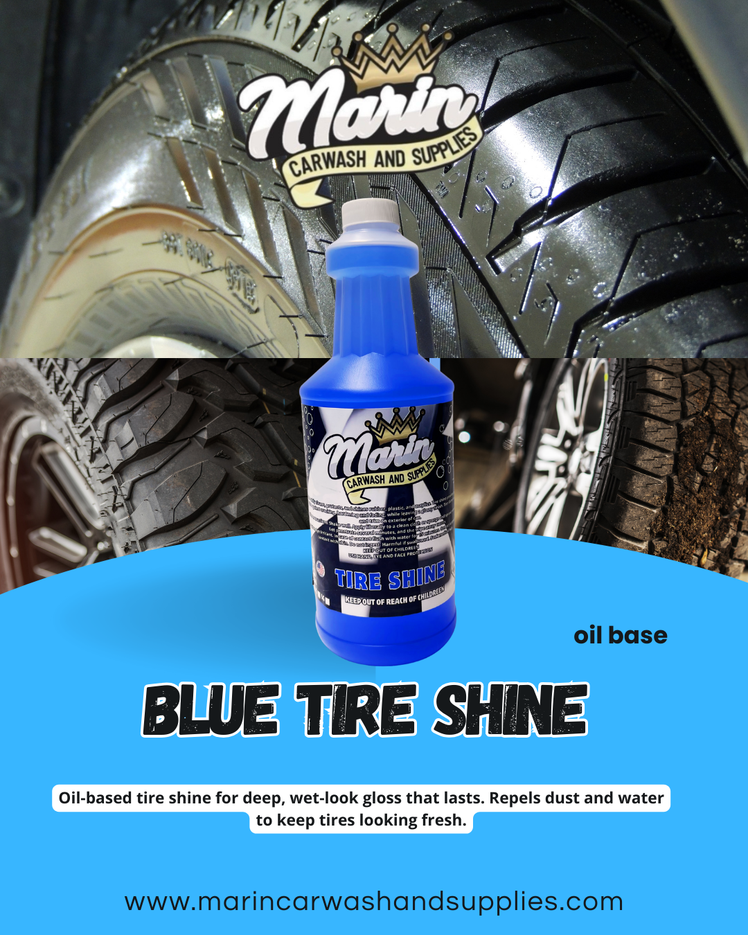 Blue Tire Shine
