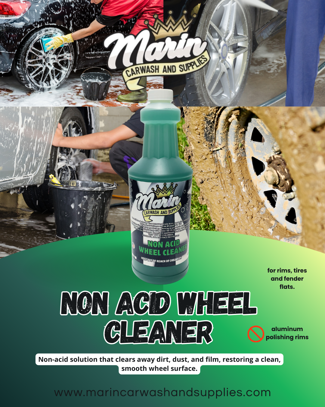 Non Acid Wheel Cleaner