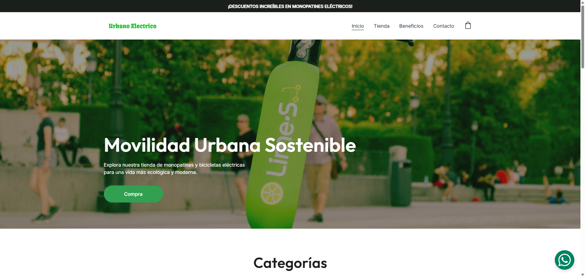 Urbano Eléctrico – Movilidad Urbana Sostenible