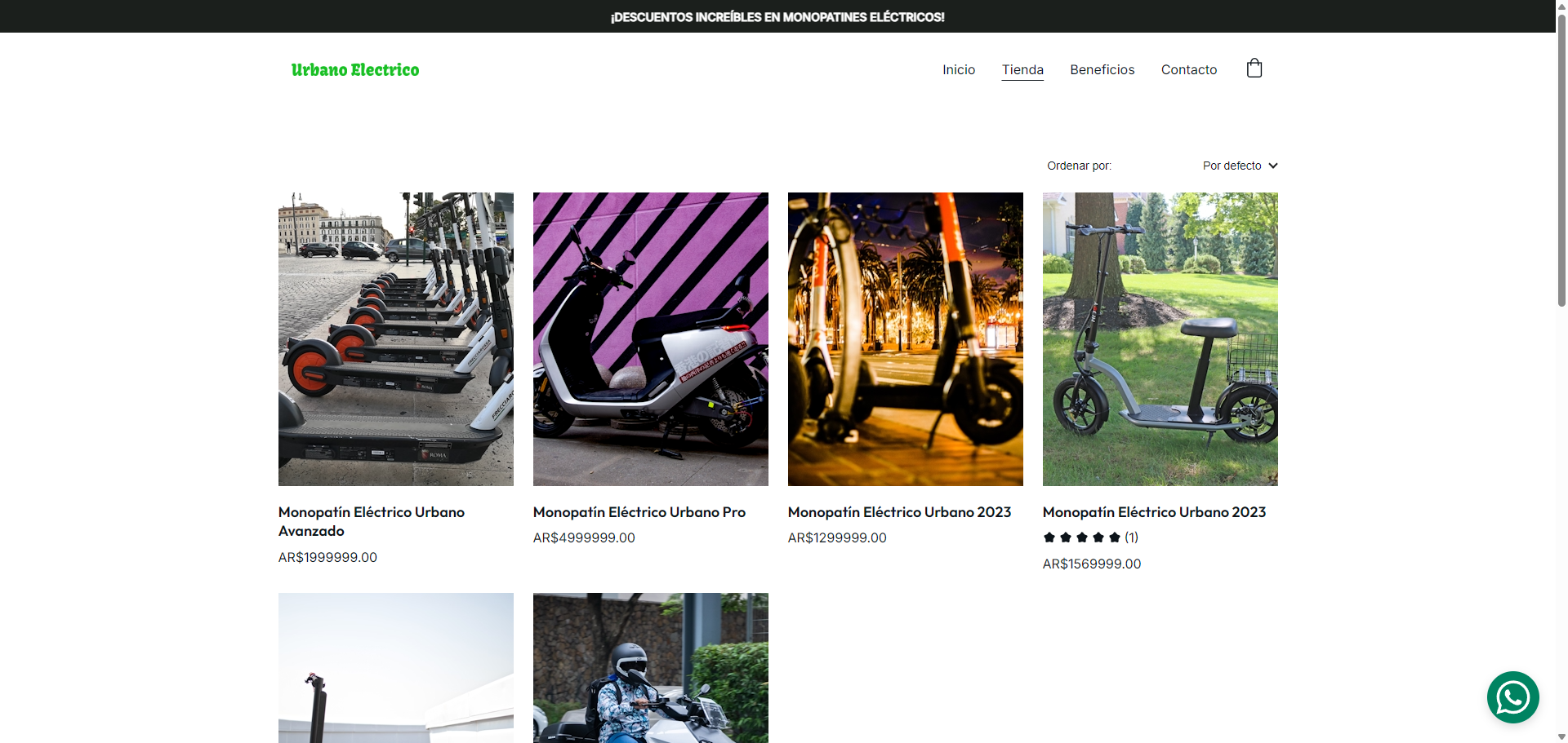 Urbano Eléctrico – Movilidad Urbana Sostenible