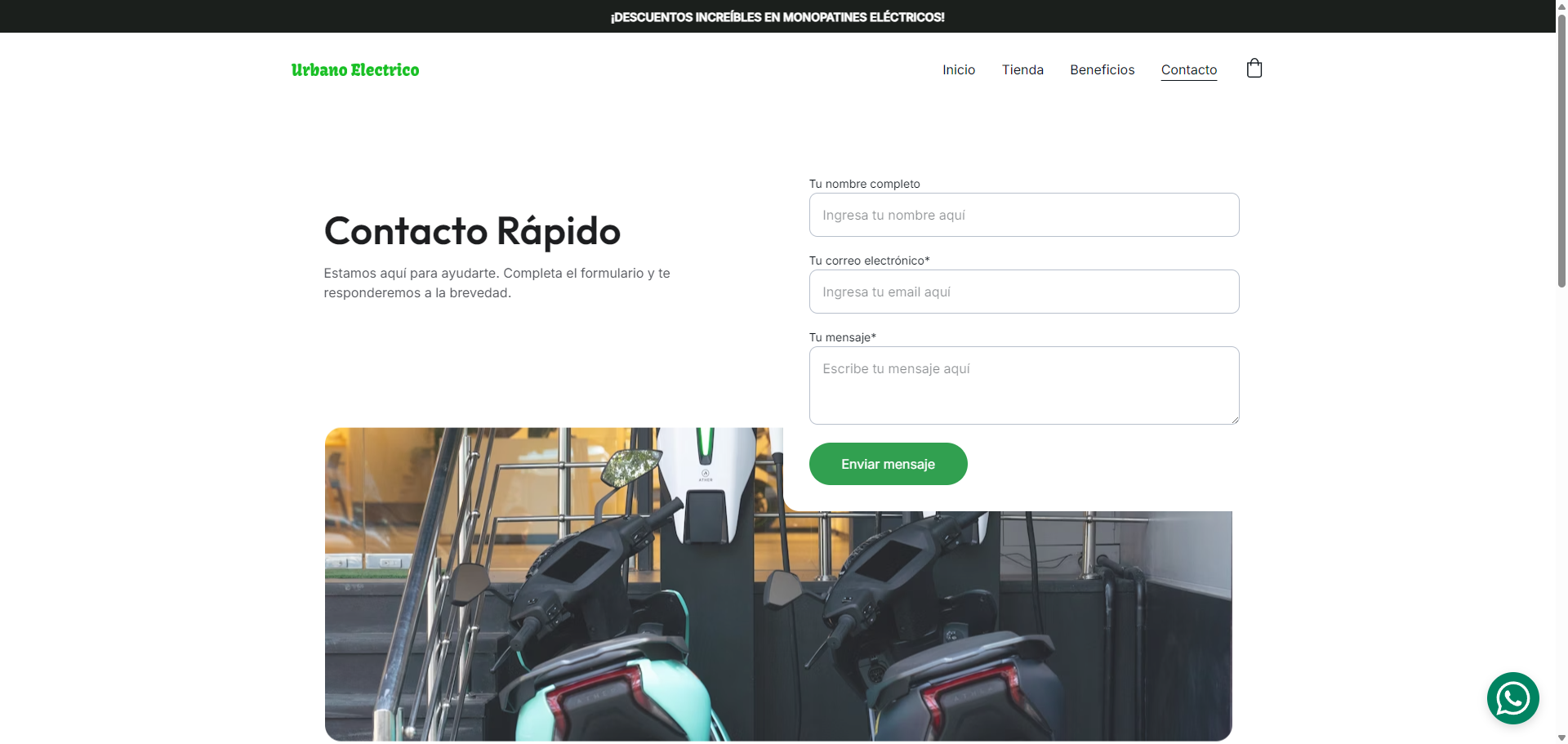 Urbano Eléctrico – Movilidad Urbana Sostenible