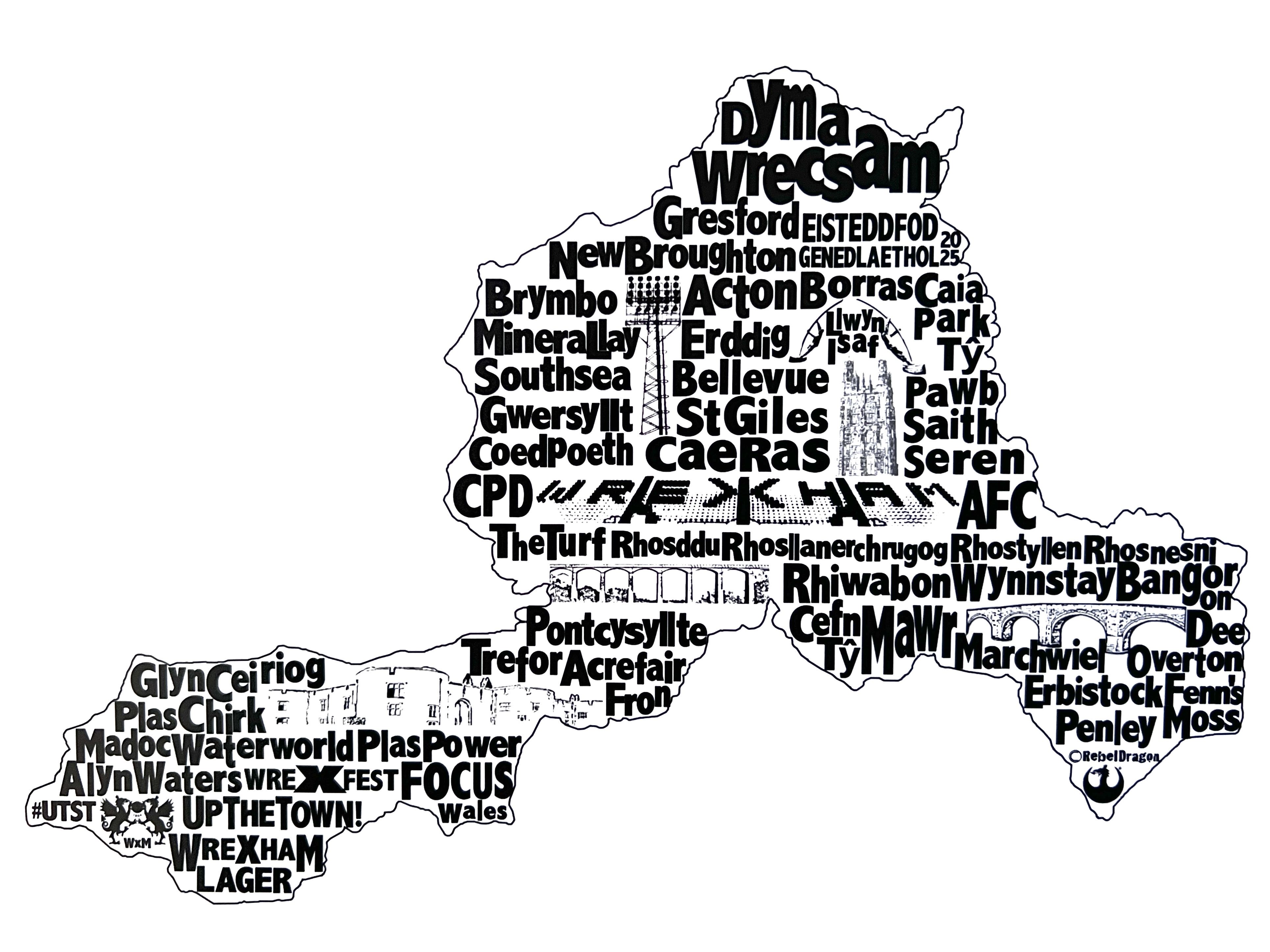 Print Dyma Wrecsam | This is Wrexham Print 