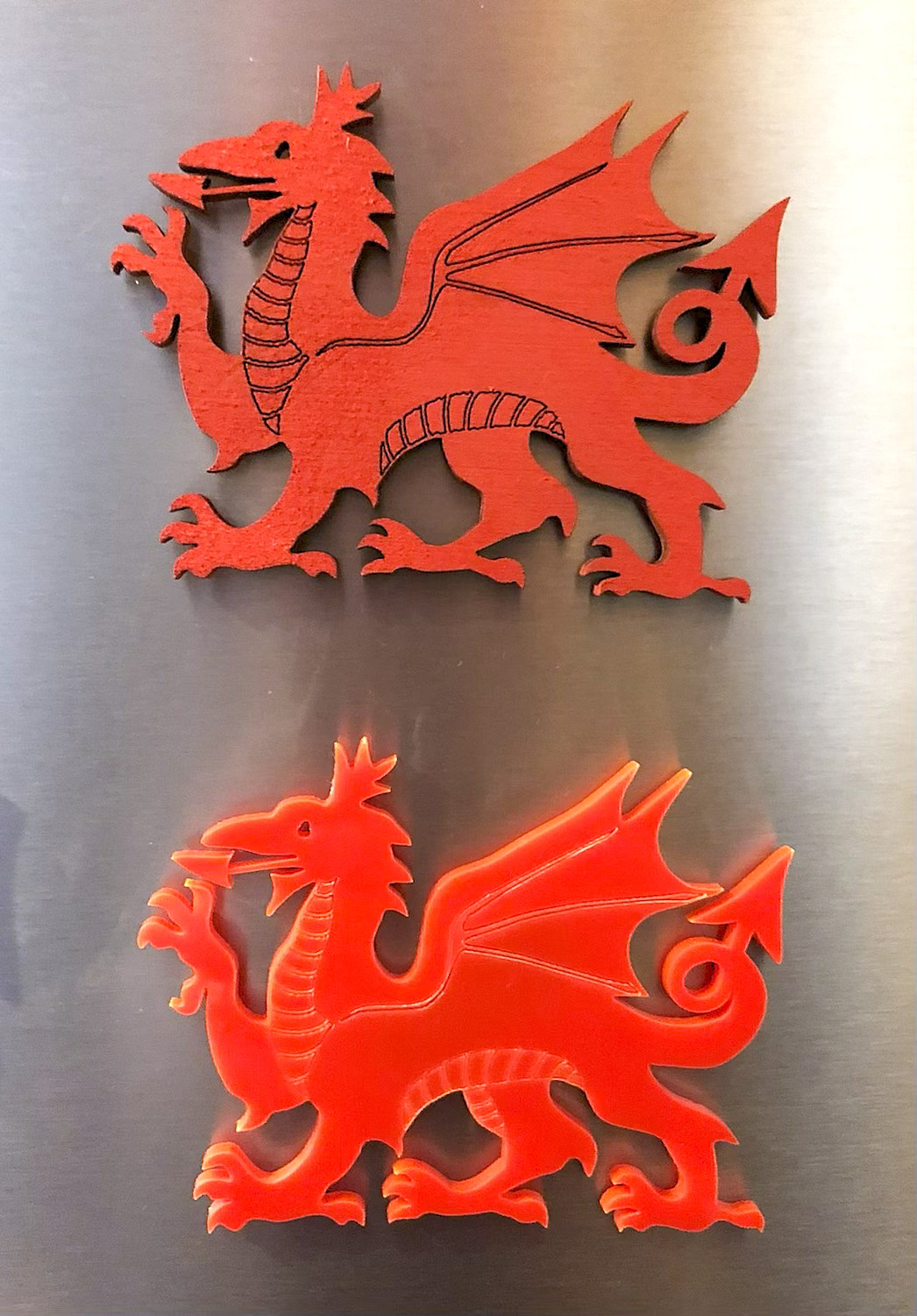 Magnet Oergell y Ddraig | Dragon Fridge Magnet