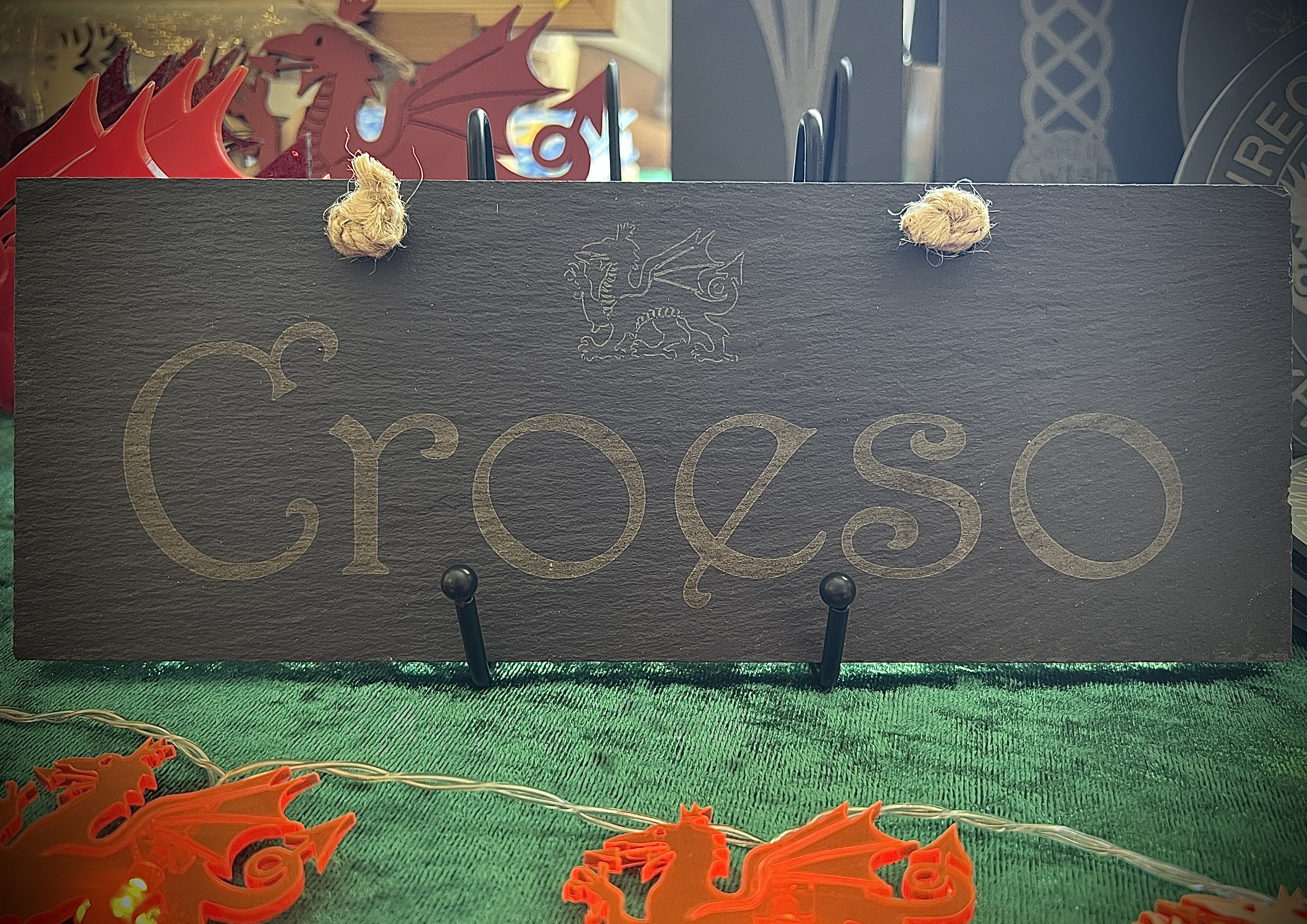 Addurn Crog Llechi | Slate Hanging Decoration