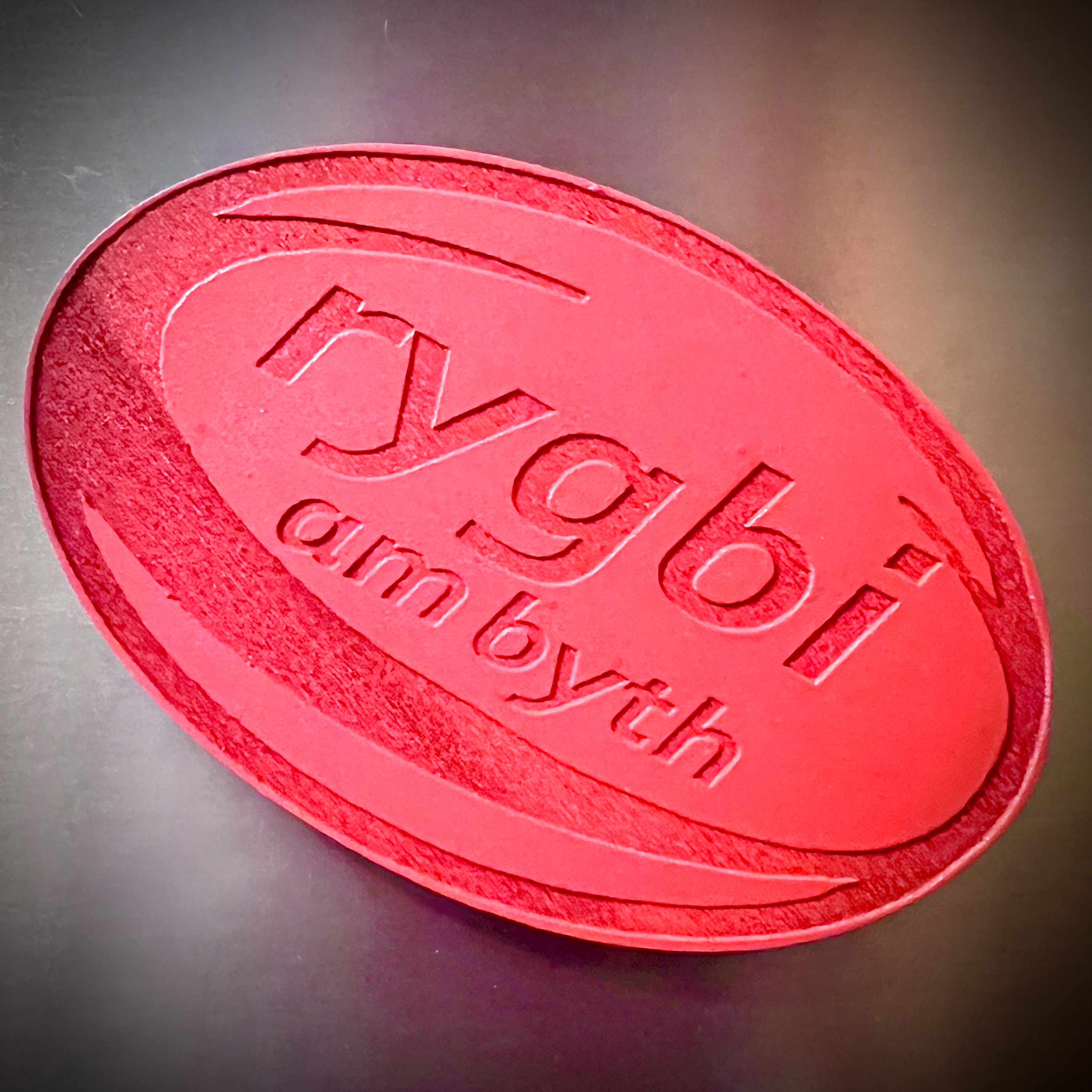 Magnet Oergell 'Rygbi am Byth' | 'Rygbi am Byth' Fridge Magnet